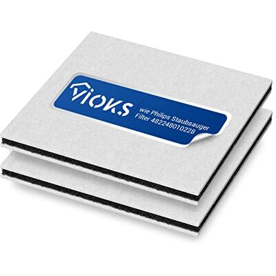 VIOKS Set 2 Stk Motorfilter Ersatz für Philips Staubsauger Filter 482248010228 CP9260/01 Staubsauger Zubehör Universal Staubsauger Filter Philips VIOKS Set 2 Stk Motorfilter Ersatz für Philips Staubsauger Filter 482248010228 CP9260/01 Staubsauger Zubehör Universal Staubsauger Filter Philips