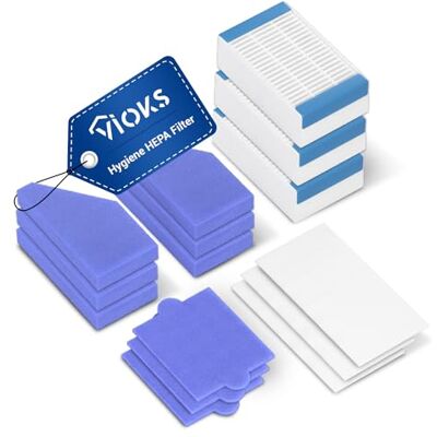 VIOKS 3x Hygiene HEPA Filter Ersatz für Thomas 787241 Filter Set 99 FIlterset, für Thomas Pet and Family Aqua Plus Zyklon Staubsauger, Thomas Staubsauger Ersatzteile VIOKS 3x Hygiene HEPA Filter Ersatz für Thomas 787241 Filter Set 99 FIlterset, für Thomas Pet and Family Aqua Plus Zyklon Staubsauger, Thomas Staubsauger Ersatzteile