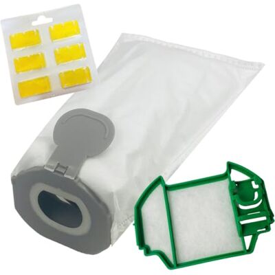 JaTop 6 Staubsaugerbeutel Vlies geeignet für Vorwerk Kobold VK7 inkl. Motorfilter, Duft JaTop 6 Staubsaugerbeutel Vlies geeignet für Vorwerk Kobold VK7 inkl. Motorfilter, Duft
