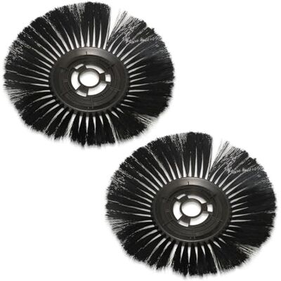 Scheppach Seitenbesen Kehrbürste Ersatzbürste Rundbürste Set (2 Stück) passend für Kehrmaschine S800 Handkehrmaschine Original Zubehör Ø 250mm Bürste Scheppach Seitenbesen Kehrbürste Ersatzbürste Rundbürste Set (2 Stück) passend für Kehrmaschine S800 Handkehrmaschine Original Zubehör Ø 250mm Bürste