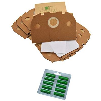 LeaBen 10 Staubsaugerbeutel kompatibel mit Vorwerk Tiger VK250/VK251/VK252 10 Duftstäbchen inklusive, hohe Filterleistung, hygienischer Wechsel, reißfest LeaBen 10 Staubsaugerbeutel kompatibel mit Vorwerk Tiger VK250/VK251/VK252 10 Duftstäbchen inklusive, hohe Filterleistung, hygienischer Wechsel, reißfest