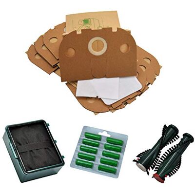 LeaBen 10 Staubsaugerbeutel kompatibel mit Vorwerk Tiger VT251/VT252 Aktivfiltersystem inklusive, hohe Filterleistung, hygienischer Wechsel, reißfest LeaBen 10 Staubsaugerbeutel kompatibel mit Vorwerk Tiger VT251/VT252 Aktivfiltersystem inklusive, hohe Filterleistung, hygienischer Wechsel, reißfest