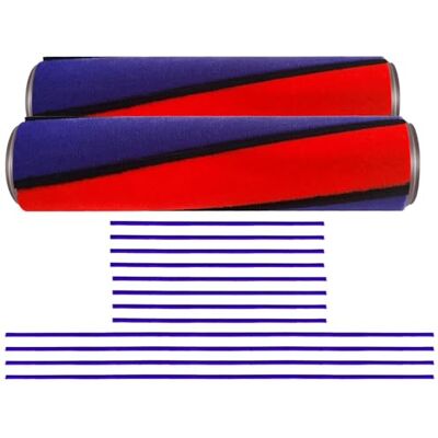 Sichler Haushaltsgeräte Bürstenwalzen für Dyson: 2er-Set Ersatz-Softwalzen für Dyson V6, V7, V8, V10, V11, mit 6 (Rollenbürsten, Ersatz Bürstenwalzen, Roller) Sichler Haushaltsgeräte Bürstenwalzen für Dyson: 2er-Set Ersatz-Softwalzen für Dyson V6, V7, V8, V10, V11, mit 6 (Rollenbürsten, Ersatz Bürstenwalzen, Roller)