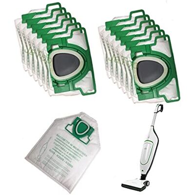 JaTop Microvlies Staubsaugerbeutel für Vorwerk Kobold VK 200, 12 Stück 5-lagig, Allergikergeeignet, Premium Qualität JaTop Microvlies Staubsaugerbeutel für Vorwerk Kobold VK 200, 12 Stück 5-lagig, Allergikergeeignet, Premium Qualität