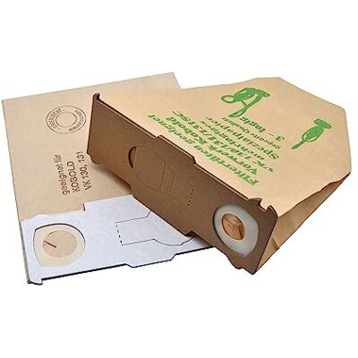LeaBen 20 Staubsaugerbeutel kompatibel mit Vorwerk Kobold 130, 131 Und SC-Modelle, CO₂ und Plastikfreie Verpackung LeaBen 20 Staubsaugerbeutel kompatibel mit Vorwerk Kobold 130, 131 Und SC-Modelle, CO₂ und Plastikfreie Verpackung