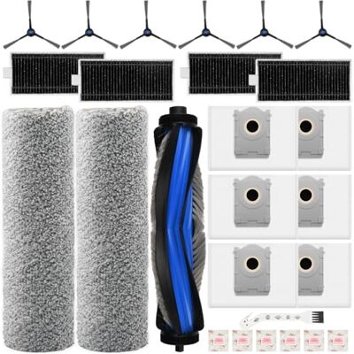Pure 26 Stück Zubehörset für ECOVACS DEEBOT X8 Omni/X8 PRO Omni 6 Staubbeutel 2 Rollenlappen 6 Seitenbürsten 4 Filter 1 Rollbürste 6 Flach-Duftstein, Ersatzteile Saugroboter Zubehör Pure 26 Stück Zubehörset für ECOVACS DEEBOT X8 Omni/X8 PRO Omni 6 Staubbeutel 2 Rollenlappen 6 Seitenbürsten 4 Filter 1 Rollbürste 6 Flach-Duftstein, Ersatzteile Saugroboter Zubehör