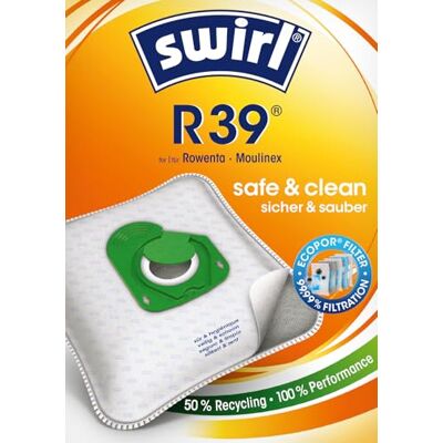 Swirl MicroPor Plus Staubsäcke - 10er Pack für Rowenta, Moulinex - Staubsaugerbeutel Swirl MicroPor Plus Staubsäcke - 10er Pack für Rowenta, Moulinex - Staubsaugerbeutel