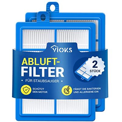 VIOKS 2x Hepa Filter Staubsauger Ersatz für AEG Staubsauger Filter HEPA13 AFS1W AEF13W 900167768/2 Philips Staubsauger Filter FC8038/01 Filter für Staubsauger Philips FC9150 & für AEG LX7 VX6 VX7 VIOKS 2x Hepa Filter Staubsauger Ersatz für AEG Staubsauger Filter HEPA13 AFS1W AEF13W 900167768/2 Philips Staubsauger Filter FC8038/01 Filter für Staubsauger Philips FC9150 & für AEG LX7 VX6 VX7