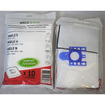 10x Staubsaugerbeutel für Miele G / H / N plastikanschluss 10x Staubsaugerbeutel für Miele G / H / N plastikanschluss