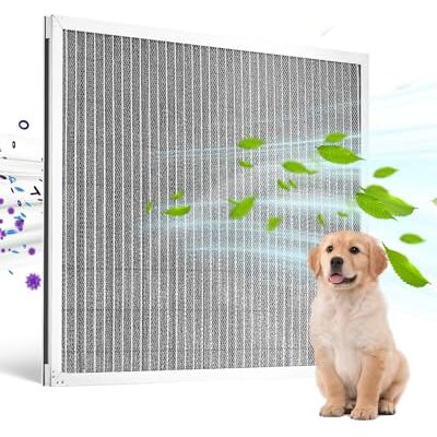 VEVOR Elektrostatischer Luftfilter, 501,65x626,11x20,8mm, Ersatz Filter, waschbarer & wiederverwendbarer Aluminium-AC/HVAC-Ofenfilter, MERV 8, lange Lebensdauer, gesünderes Zuhause oder Büro VEVOR Elektrostatischer Luftfilter, 501,65x626,11x20,8mm, Ersatz Filter, waschbarer & wiederverwendbarer Aluminium-AC/HVAC-Ofenfilter, MERV 8, lange Lebensdauer, gesünderes Zuhause oder Büro