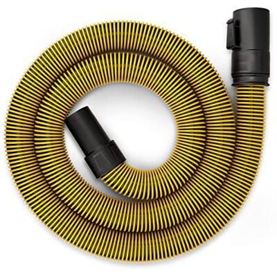 DeWalt Ultra Durable Gelb 1-7/8" x 7' Kunststoff Schlauch, 3 Packungen, passt für Nass/Trockensauger 6-10 Gallonen DeWalt Ultra Durable Gelb 1-7/8" x 7' Kunststoff Schlauch, 3 Packungen, passt für Nass/Trockensauger 6-10 Gallonen