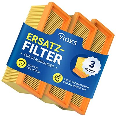 VIOKS 3x Luftfilter Staubsauger Ersatz für Kärchеr 6.414-498.0 Filter Flachfaltenfilter, für Kärchеr SE 5.100 u.a. VIOKS 3x Luftfilter Staubsauger Ersatz für Kärchеr 6.414-498.0 Filter Flachfaltenfilter, für Kärchеr SE 5.100 u.a.