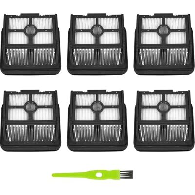Ecnaka 6 Stück Ersatz-HEPA-Filter für Dreame H12 Pro FlexReach/H12 Dual/H12 Pro Ultra/H13 Pro/H15 Pro/H15 Pro Heat/Mova M10 Nass- und Trockensauger,Wiederverwendung und hocheffiziente Filtration Ecnaka 6 Stück Ersatz-HEPA-Filter für Dreame H12 Pro FlexReach/H12 Dual/H12 Pro Ultra/H13 Pro/H15 Pro/H15 Pro Heat/Mova M10 Nass- und Trockensauger,Wiederverwendung und hocheffiziente Filtration