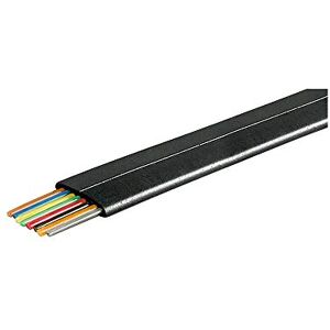 Goobay 93308 Telefonflachkabel 100 m Rolle, AWG 28, CCA, kupferkaschiertes Aluminium Goobay 93308 Telefonflachkabel 100 m Rolle, AWG 28, CCA, kupferkaschiertes Aluminium