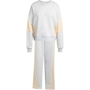 Adidas Women's LAZIDAY TRACKSUIT, light grey heather/Crystal Linen, M Adidas Women's LAZIDAY TRACKSUIT, light grey heather/Crystal Linen, M