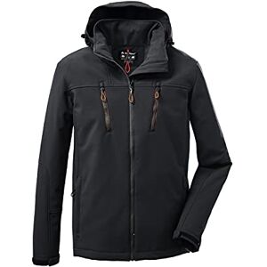 Killtec Herren Kow 163 Mn Sftshll Jacket Softshelljacke Outdoorjacke mit abzippbarer Kapuze, Schwarz, 3XL EU Killtec Herren Kow 163 Mn Sftshll Jacket Softshelljacke Outdoorjacke mit abzippbarer Kapuze, Schwarz, 3XL EU