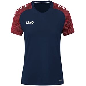 JAKO Damen T-Shirt Performance, Marine/Rot, 34 JAKO Damen T-Shirt Performance, Marine/Rot, 34