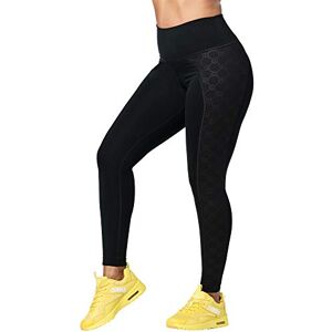 Zumba Damen-Leggings, hohe Taille, Kompression, Fitness, Fitness, Fitnessstudio, Bold Black, Größe XS, Bold Black 8, XS Zumba Damen-Leggings, hohe Taille, Kompression, Fitness, Fitness, Fitnessstudio, Bold Black, Größe XS, Bold Black 8, XS