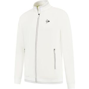 Dunlop CLUB HERREN TENNIS STRICKJACKE, Weiß, XXL Dunlop CLUB HERREN TENNIS STRICKJACKE, Weiß, XXL