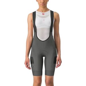 CASTELLI 4523048-125 Unlimited Cargo W BIBSHORT Shorts Women's Gunmetal Grey XS CASTELLI 4523048-125 Unlimited Cargo W BIBSHORT Shorts Women's Gunmetal Grey XS