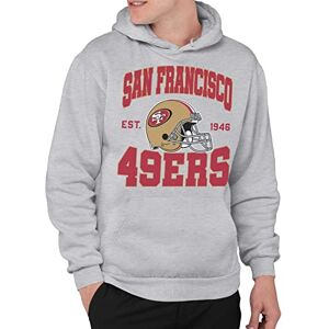 Junk Food Unisex NFL Team Helm Hoodie Sweatshirt, Athletic Heather, L EU Junk Food Unisex NFL Team Helm Hoodie Sweatshirt, Athletic Heather, L EU