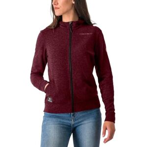 CASTELLI Damen Milano 2 Full Zip W Fleece Radjacke, Deep Bordeaux, L EU CASTELLI Damen Milano 2 Full Zip W Fleece Radjacke, Deep Bordeaux, L EU