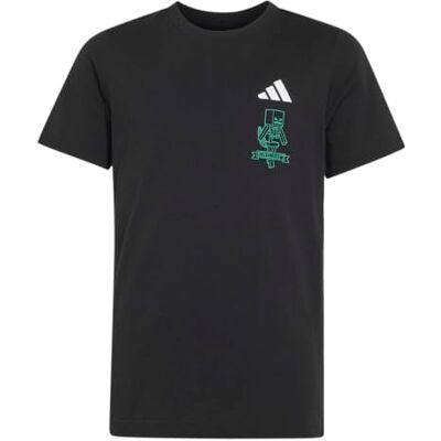 Adidas Unisex Kinder Minecraft Shirt, Black, 13-14 Years Adidas Unisex Kinder Minecraft Shirt, Black, 13-14 Years