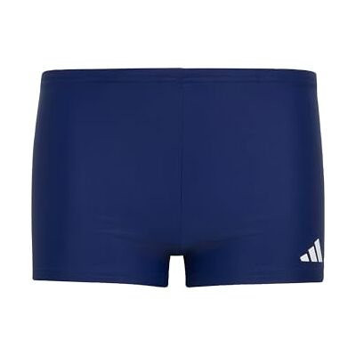 Adidas Jungen 3S Swim Boxer Kids Swimwear, Dark Blue/White, 9-10 Years Adidas Jungen 3S Swim Boxer Kids Swimwear, Dark Blue/White, 9-10 Years