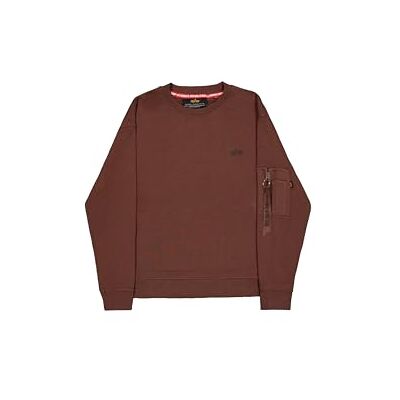 Alpha Herren DTM ML Sweatshirt, Powder Brown, S Alpha Herren DTM ML Sweatshirt, Powder Brown, S