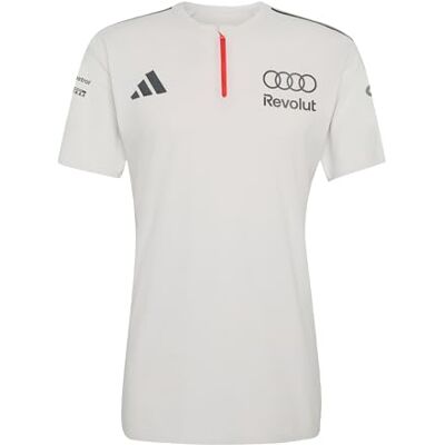 Adidas Herren Audi Revolut Formula One Team 2026 Engineers & Marketing Polo Short Sleeve Shirt, Chalk Pearl/Iron met., 3XL Adidas Herren Audi Revolut Formula One Team 2026 Engineers & Marketing Polo Short Sleeve Shirt, Chalk Pearl/Iron met., 3XL