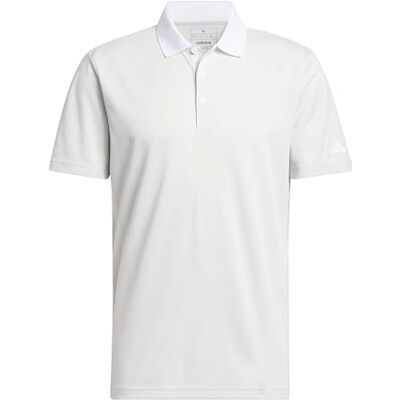 Adidas Men's Mens CORE Performance Heather Polo Shirt, TMAG Grey one Htr, L Adidas Men's Mens CORE Performance Heather Polo Shirt, TMAG Grey one Htr, L