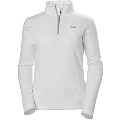 Helly Hansen Damen W Daybreaker 1/2 Zip Fleecejacke, Weiß, L Helly Hansen Damen W Daybreaker 1/2 Zip Fleecejacke, Weiß, L