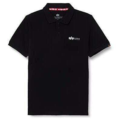 Alpha Basic Polo SL Poloshirt für Herren Black Alpha Basic Polo SL Poloshirt für Herren Black