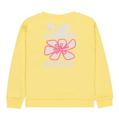 Roxy Surf Feeling Crew Brushed Fleece Pullover Gelb 16 Roxy Surf Feeling Crew Brushed Fleece Pullover Gelb 16