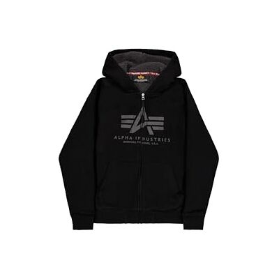 Alpha Herren Fleece Sherpa Hoodie, Black, M Alpha Herren Fleece Sherpa Hoodie, Black, M