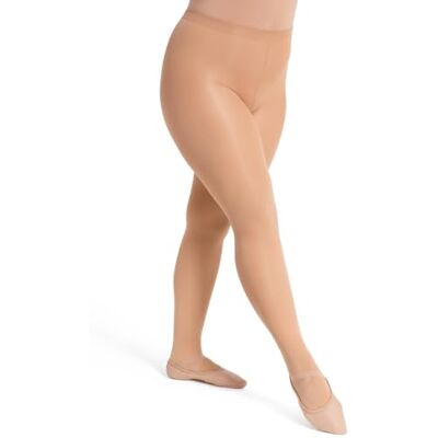 Capezio Damen Ultra Soft Transition Tight with Self-Knit Waistband Strumpfhose, Toasted Almond, XL Capezio Damen Ultra Soft Transition Tight with Self-Knit Waistband Strumpfhose, Toasted Almond, XL