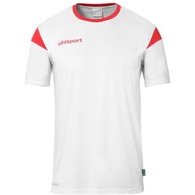 uhlsport Unisex Squad 27 Kurzarm Trikot, Weiß/Rot, 152 EU uhlsport Unisex Squad 27 Kurzarm Trikot, Weiß/Rot, 152 EU