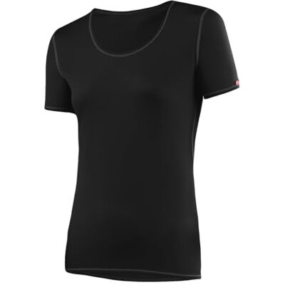 Löffler Damen T-Shirt DA. Shirt KA TRANSTEX Light, Schwarz, 38, 22605 Löffler Damen T-Shirt DA. Shirt KA TRANSTEX Light, Schwarz, 38, 22605