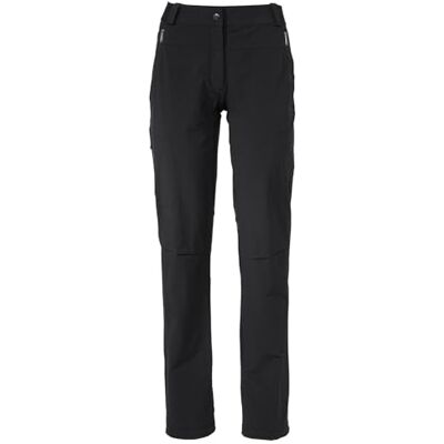 VAUDE Wanderhose Damen Farley Stretch III Wasserabweisende Damen Trekkinghose, Bequeme Stretch-Wanderhose – strapazierfähig & schnelltrocknend Black, 46-Long VAUDE Wanderhose Damen Farley Stretch III Wasserabweisende Damen Trekkinghose, Bequeme Stretch-Wanderhose – strapazierfähig & schnelltrocknend Black, 46-Long