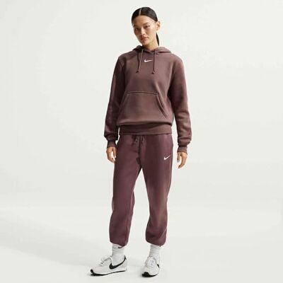 Nike Damen Phnx FLC Std Po Kapuzenpullover, Tattoo/Sail, L Nike Damen Phnx FLC Std Po Kapuzenpullover, Tattoo/Sail, L