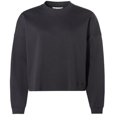 VAUDE Damen Pullover Najun LS Shirt, aus GOTS-zertifizierter Bio-Baumwolle, phantom black, 40 VAUDE Damen Pullover Najun LS Shirt, aus GOTS-zertifizierter Bio-Baumwolle, phantom black, 40