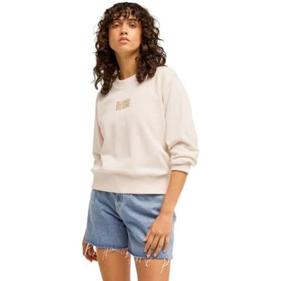 Billabong Family Tree Sweatshirt Frauen L Weiss Billabong Family Tree Sweatshirt Frauen L Weiss