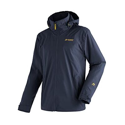 Maier Sports Metor Rec M, Herren Outdoorjacke, Wasserdichte Wanderjacke mit sportlichem Schnitt, PFC-frei, Silverplus Netzfutter & mTEX Wetterschutz, Dunkelblau, 56 Maier Sports Metor Rec M, Herren Outdoorjacke, Wasserdichte Wanderjacke mit sportlichem Schnitt, PFC-frei, Silverplus Netzfutter & mTEX Wetterschutz, Dunkelblau, 56