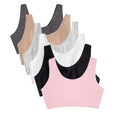 Fruit of the Loom Damen Built Up Tank Style Vorteilspack Sport-BH, Undurchsichtige Fruit of the Loom Damen Built Up Tank Style Vorteilspack Sport-BH, Undurchsichtige