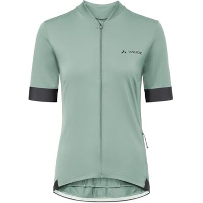 VAUDE Women's Kuro FZ Tricot II, Damen Radtrikot, Passform: Slim fit, Dusty fern, 42 VAUDE Women's Kuro FZ Tricot II, Damen Radtrikot, Passform: Slim fit, Dusty fern, 42