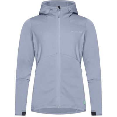 VAUDE Damen Fleece Jacke Monviso Hooded Grid Fleece Jacket, elastisch, warm, feuchtigkeitsregulierend und schnelltrocknend, Passform: Slim fit, dark iris uni, 38 VAUDE Damen Fleece Jacke Monviso Hooded Grid Fleece Jacket, elastisch, warm, feuchtigkeitsregulierend und schnelltrocknend, Passform: Slim fit, dark iris uni, 38