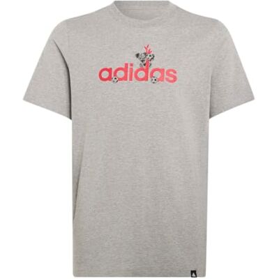 Adidas Unisex Kinder Sport Inspired Linear Graphic Junior Shirt, medium Grey Heather, 15-16 Years Adidas Unisex Kinder Sport Inspired Linear Graphic Junior Shirt, medium Grey Heather, 15-16 Years