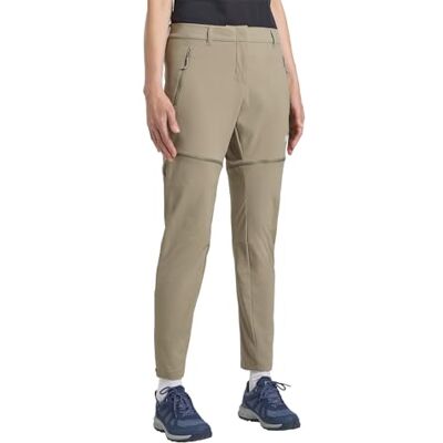 Jack Wolfskin Hikeout Zip Away Pants W - UV-Schutz - Beige-Sand Jack Wolfskin Hikeout Zip Away Pants W - UV-Schutz - Beige-Sand