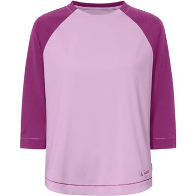 VAUDE Women's Neyland 3/4 T-Shirt II, Damen 3/4-Arm T-Shirt, das Teil Kreislaufkonzeptes ist, schnelltrocknend und pflegeleicht VAUDE Women's Neyland 3/4 T-Shirt II, Damen 3/4-Arm T-Shirt, das Teil Kreislaufkonzeptes ist, schnelltrocknend und pflegeleicht