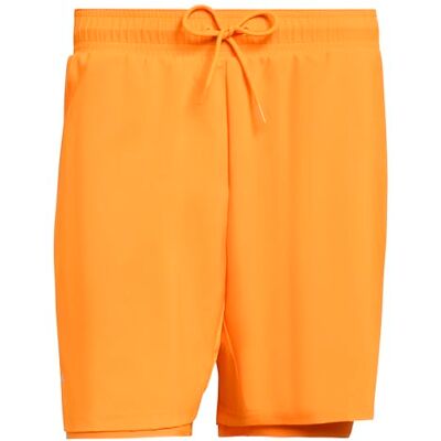 Adidas Men's Club Tennis Climacool 2IN1 Shorts, Lucid Tangerine, XS Adidas Men's Club Tennis Climacool 2IN1 Shorts, Lucid Tangerine, XS
